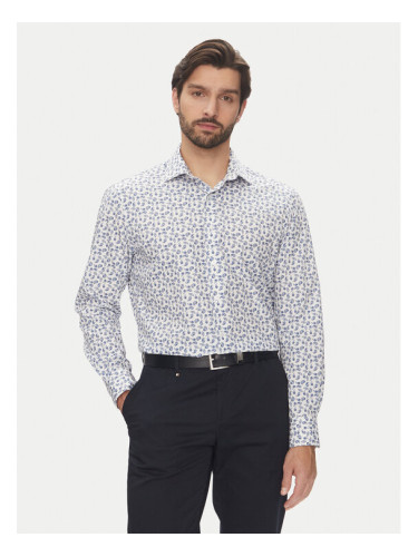 Pierre Cardin Риза C6 11004.0409 Тъмносин Modern Fit