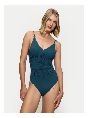 Triumph Бански костюм Summer Twist 10222233 Тъмносин