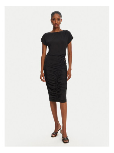 Patrizia Pepe Ежедневна рокля 2A2871/J294-K103 Черен Regular Fit