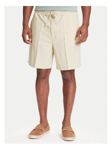 Mustang Шорти от плат Linen 1016459 Екрю Loose Fit