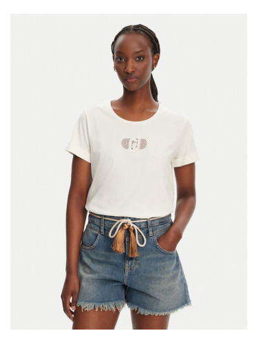 Liu Jo Тишърт TA5180 JS923 M9248 Жълт Regular Fit