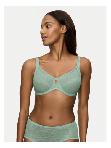 Triumph Сутиен с банели Signature Sheer 10215906 Зелен