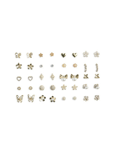 Pieces Комплект чифта обеци Pclona Mega Pack Earrings D2d 17153167 Златист