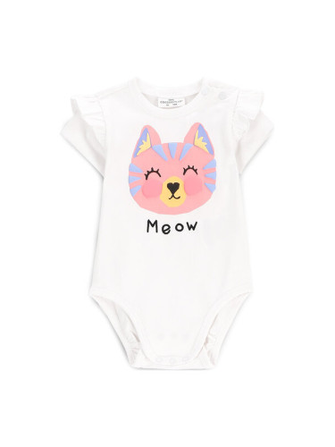 Coccodrillo Детско боди WC5112201TGN Бял