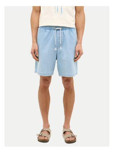 Mustang Дънкови шорти Prague 1016652 Син Loose Fit