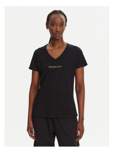 Liu Jo Sport Тишърт TA5179 J6040 Черен Regular Fit