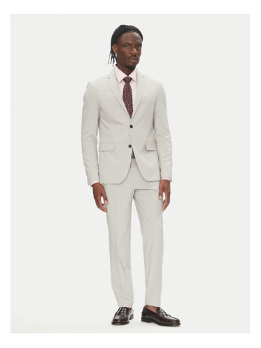 Lindbergh Костюм 30-61040 Сив Slim Fit