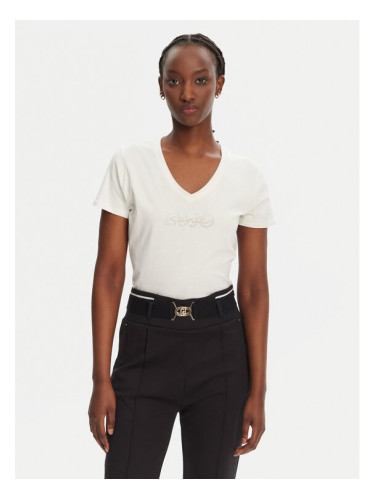 Liu Jo Sport Тишърт TA5179 J6040 Бял Regular Fit