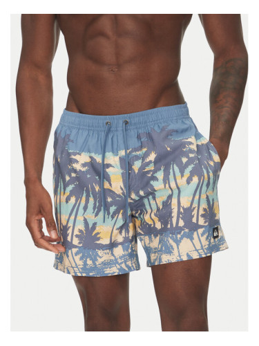 Quiksilver Плувни шорти Everyday Straight Volley 15 EQYJV04121 Син Regular Fit