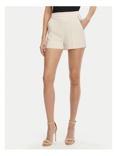 Elisabetta Franchi Шорти от плат SH-008-51E2 Бежов Regular Fit
