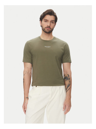 Marc O'Polo Тишърт 523 2012 51382 Зелен Regular Fit