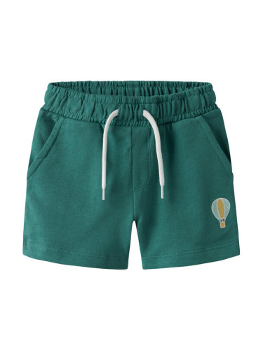 NAME IT Спортни шорти Fritzo 13238144 Зелен Regular Fit