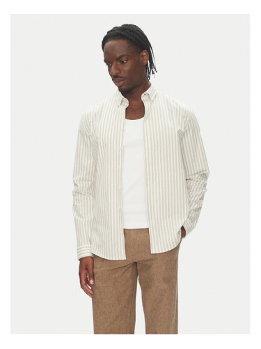 Lindbergh Риза 30-203536B Бежов Regular Fit