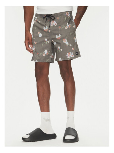 RVCA Плувни шорти AVYBS00265 Сив Regular Fit