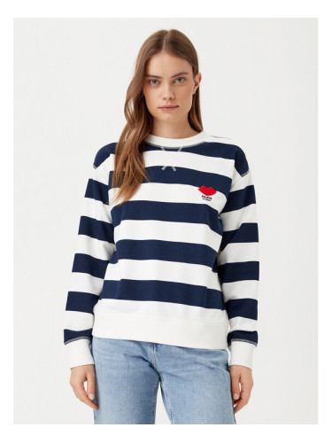 JDY Суитшърт Boogie 15320335 Тъмносин Loose Fit