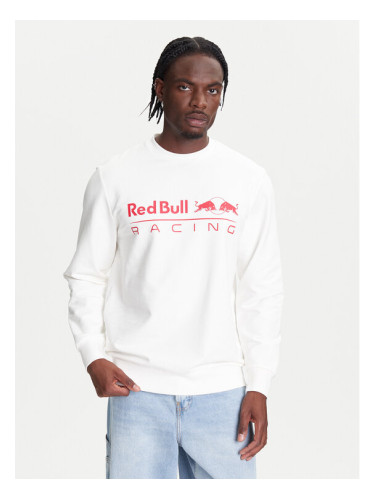 Pepe Jeans Суитшърт Red Bull Racing Team Logo RM580017 Бял Regular Fit