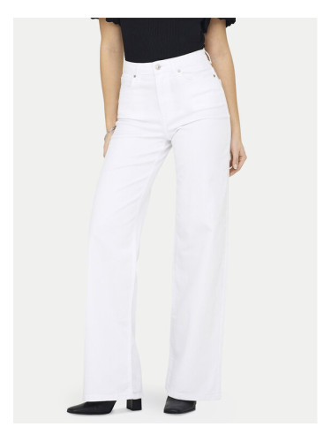 ONLY Дънки Madison 15310632 Бял Wide Leg