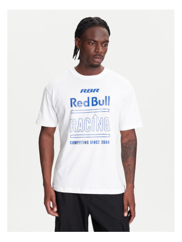 Pepe Jeans Тишърт Red Bull Racing History RM500020 Бял Regular Fit
