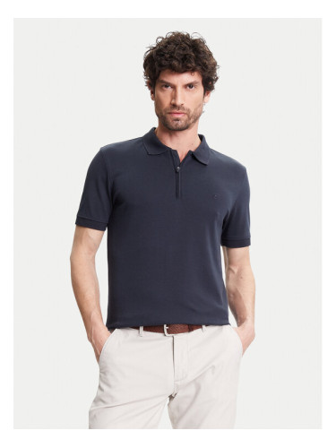 Pierre Cardin Тениска с яка и копчета C5 21455.2119 Тъмносин Regular Fit