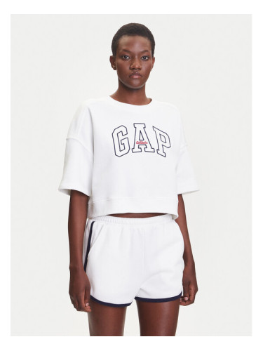 Gap Суитшърт 778442-02 Бял Oversize