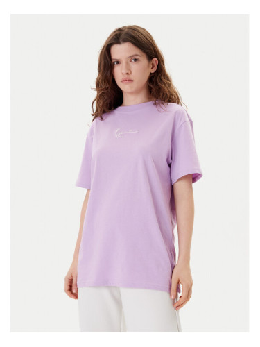 Karl Kani Тишърт Cherry Print PD00005461 Виолетов Oversize