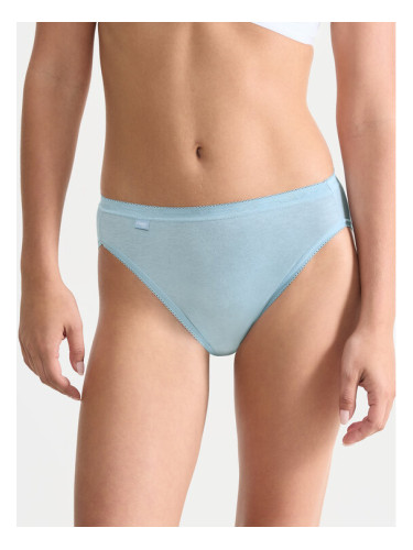 Sloggi Комплект 3 чифта класически бикини Basic 10222391 Син