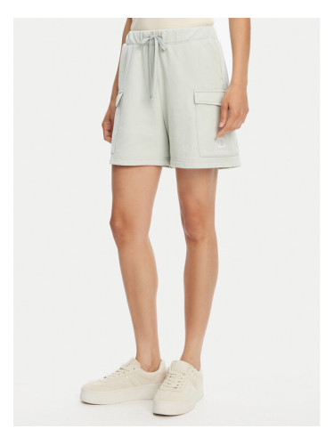 Champion Спортни шорти 118024 Зелен Standard Fit