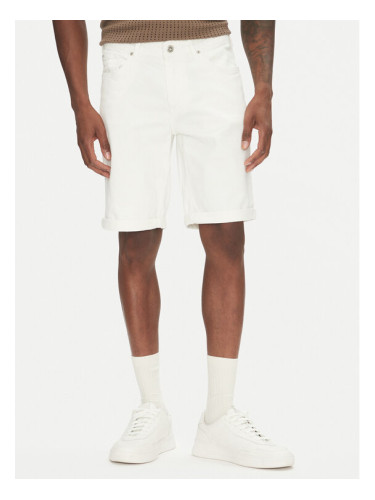 Lindbergh Дънкови шорти 30-550002WHI Бял Regular Fit