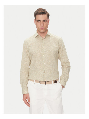 Pierre Cardin Риза C6 41017.0451 Бежов Modern Fit