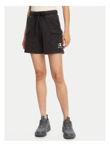 Champion Спортни шорти 118024 Черен Standard Fit