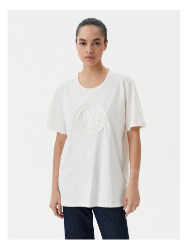 Liu Jo Sport Тишърт TA5174 JS923 Екрю Regular Fit