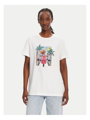 Liu Jo Тишърт WA5260 JS003 Бял Regular Fit