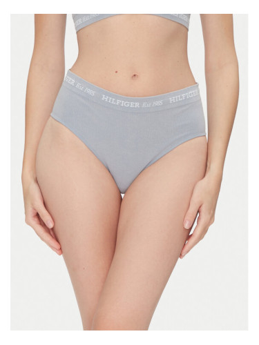 Tommy Hilfiger Класически бикини с висока талия UW0UW05724 Син