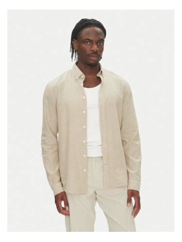 Lindbergh Риза 30-203344B Бежов Relaxed Fit