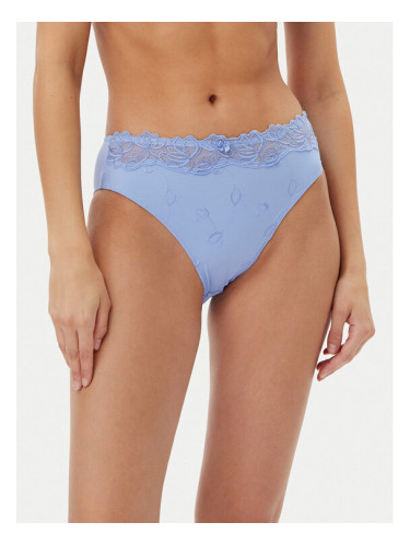 Hunkemöller Класически бикини с висока талия Diva 301190 Светлосиньо