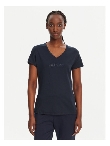 Liu Jo Sport Тишърт TA5179 J6040 Тъмносин Regular Fit