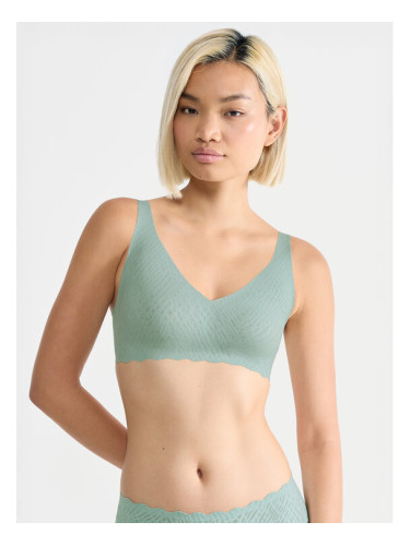 Sloggi Сутиен без банели Zero Feel Bliss 10219688 Зелен