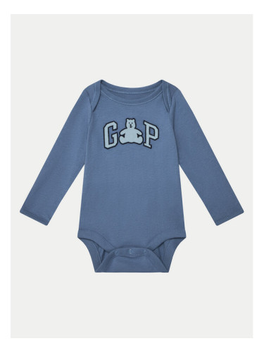 Gap Боди 627607 Син Regular Fit