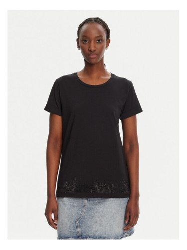 Liu Jo Sport Тишърт TA5180 JS923 Черен Regular Fit