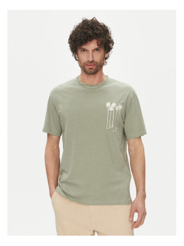 Liu Jo Тишърт QA5185 J7734 76206 Зелен Regular Fit