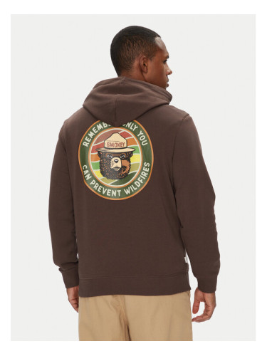 Element Суитшърт ELYSF00262 Кафяв Regular Fit