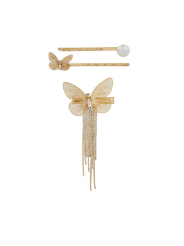 Aldo Комплект шноли за коса Elody 13935205 Златист