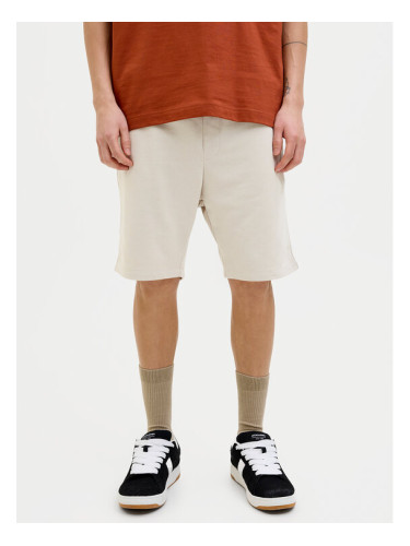 Jack & Jones Спортни шорти Gordon 12249285 Бежов Regular Fit