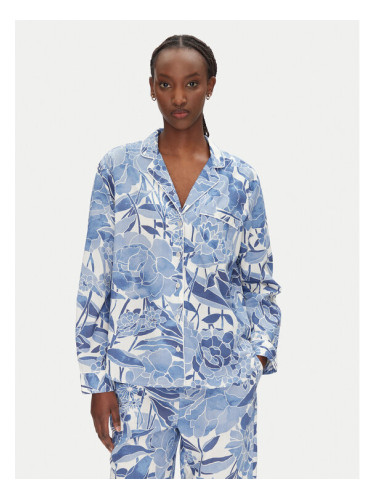 Gap Тениска на пижама 531508-13 Син Relaxed Fit