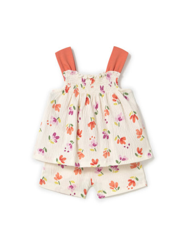 Mayoral Комплект топ и панталонки 1230 Екрю Regular Fit