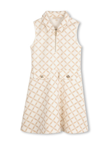 Michael Kors Ежедневна рокля R30300 D Бежов Regular Fit