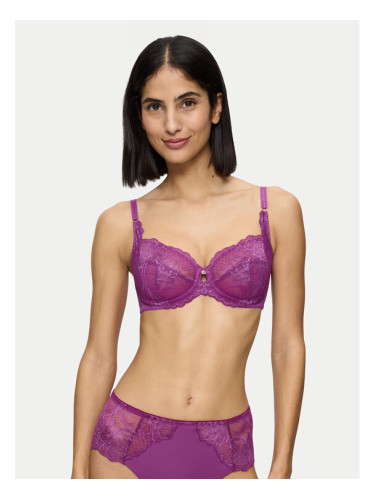 Triumph Сутиен с банели Wild Peony Florale 10209608 Виолетов