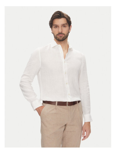 Marc O'Polo Риза 524 7428 42460 Бял Shaped Fit