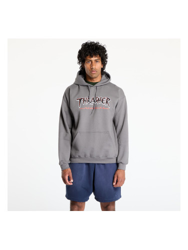 Суитшърт Thrasher Slash Hoodie Charcoal M