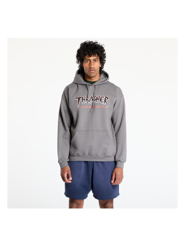 Суитшърт Thrasher Slash Hoodie Charcoal S
